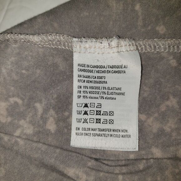 AMERICAN EAGLE Soft & Sexy  Short Sleeve T Shirt Gray Tan Womens Plus Size XXL - Picture 4 of 6